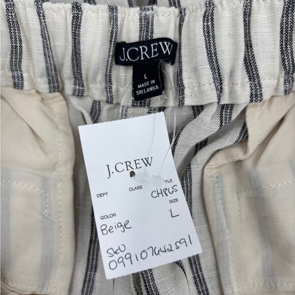 J.Crew Harbor pant in striped linen - Picture 6 of 7